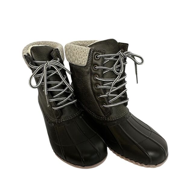 Magellan Outdoor Women’s style #157439 Mid Sweater Duck Snow Boots Sz 7 - Picture 1 of 8